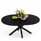 EOP 7-Piece Dining Set with Expandable 43″- 59″ Dining Table and 6 Upholstered Chairs for Small Spaces Small Home Kitchen Apartment, Black Table with Green Chairs